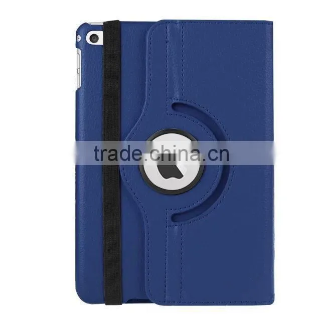 Cheap Price 360 Degree Rotation PU Leather Cover For iPad Mini 4