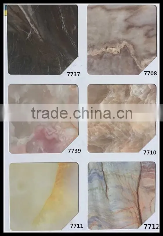 PVC marble panel PVC UV sheet marble board