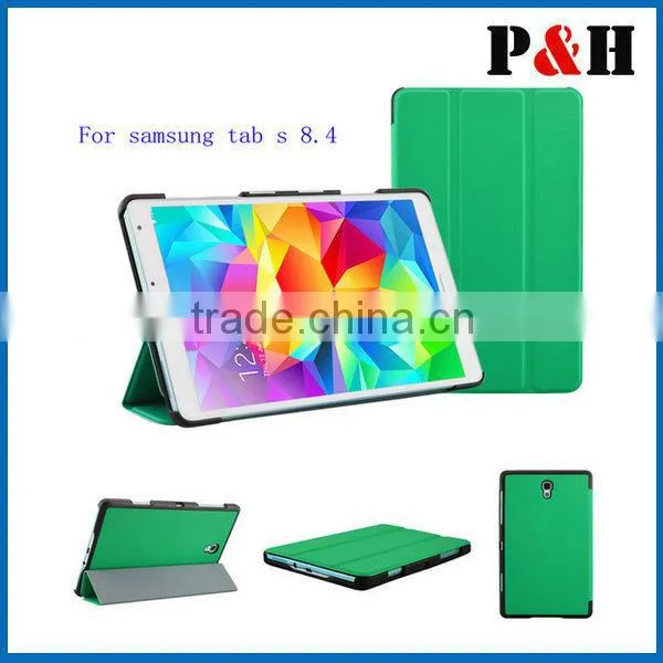 Book Flip PU Leather stand Case Cover For Samsung Galaxy Tab S 8.4 T705C T700