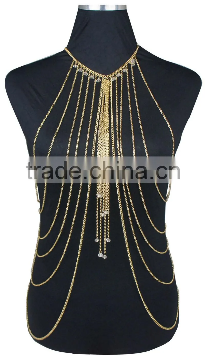 factory wholesale fashion body chain jewelry