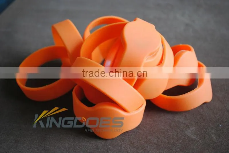 Custom Silicone Wristband Different Color 13.56KHz