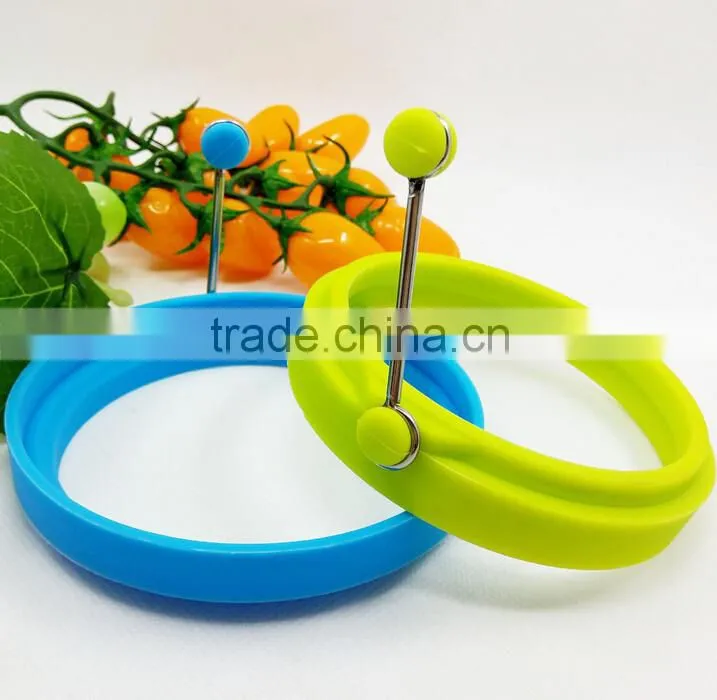 Round shape Silicone fried egg mold Pancake Rings, Eco-friendly and heat resistant Kitchenware Tools silicone egg mold