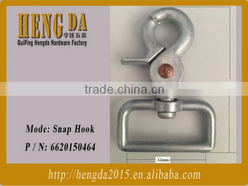 Silver fashion lady handbag snap bag hook