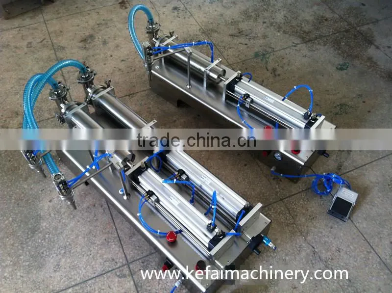 single/double head semi automatic liquid filling machine manufacturing for bottle water