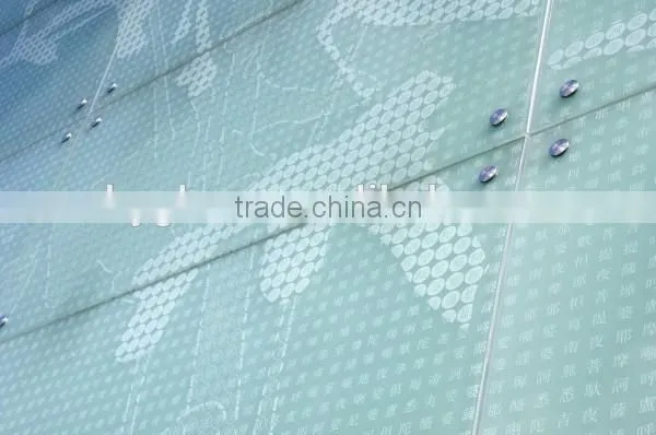 Decorative Printed Glass Tempered Architectural Glass Price m2