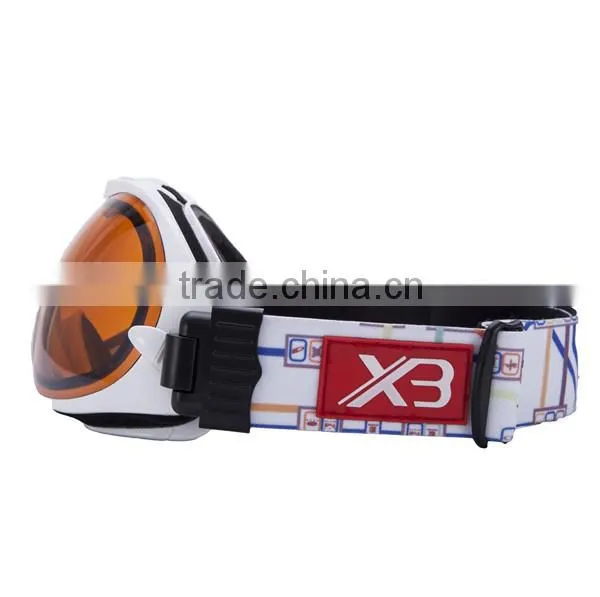 Fast fit headstarp snow glasses, fit over ski goggles