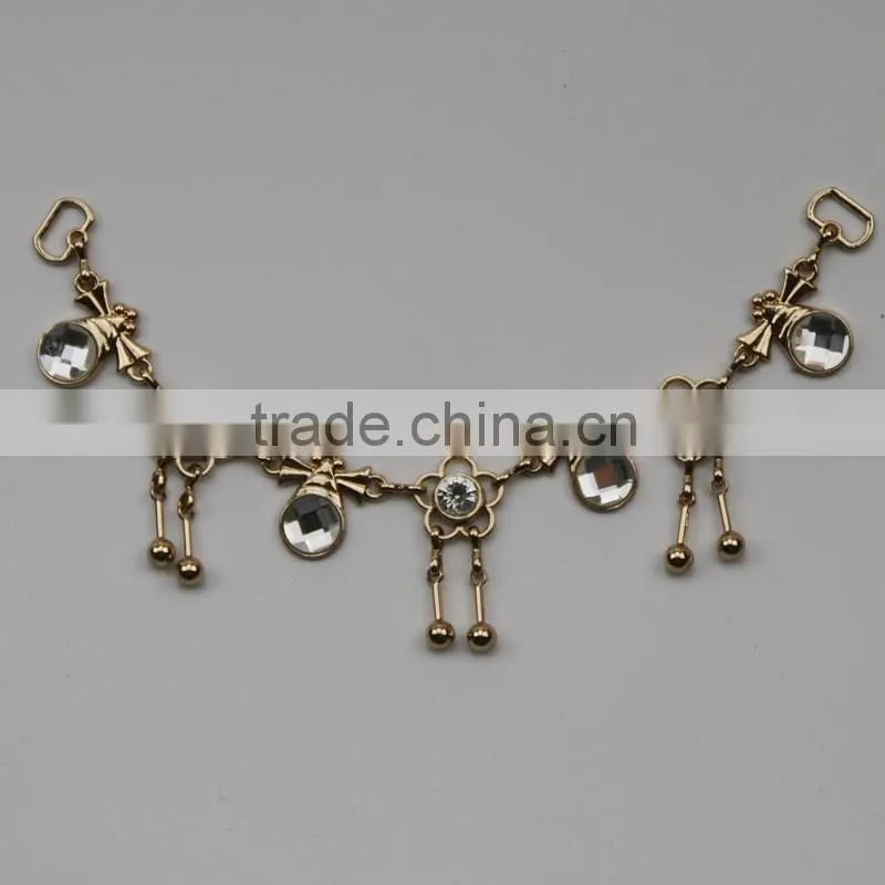 Garment accessories custom metal decoration