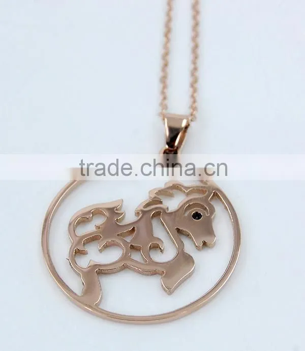 Various horse Stainless steel jewelry,multifarious horse gold plated jewelry