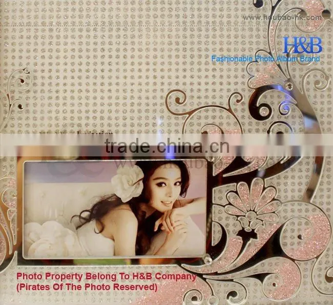 H&B Wholesale Promotion Acrylic Flush Mount Album/Wedding Photo Album