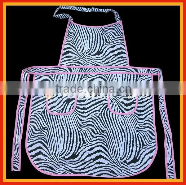 New Cute Women Apron Kitchen Restaurant Bib Cooking Aprons With Pockets Gift