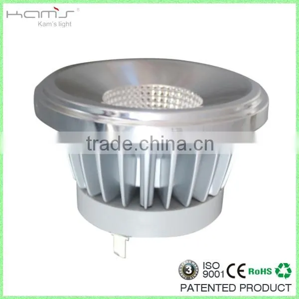Factory Price 15W Dimmable COB High Quality 2015 LED Spot Light GU10