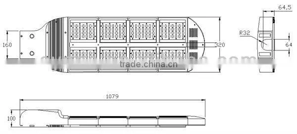 56W/112W/168W Pure White street led lights