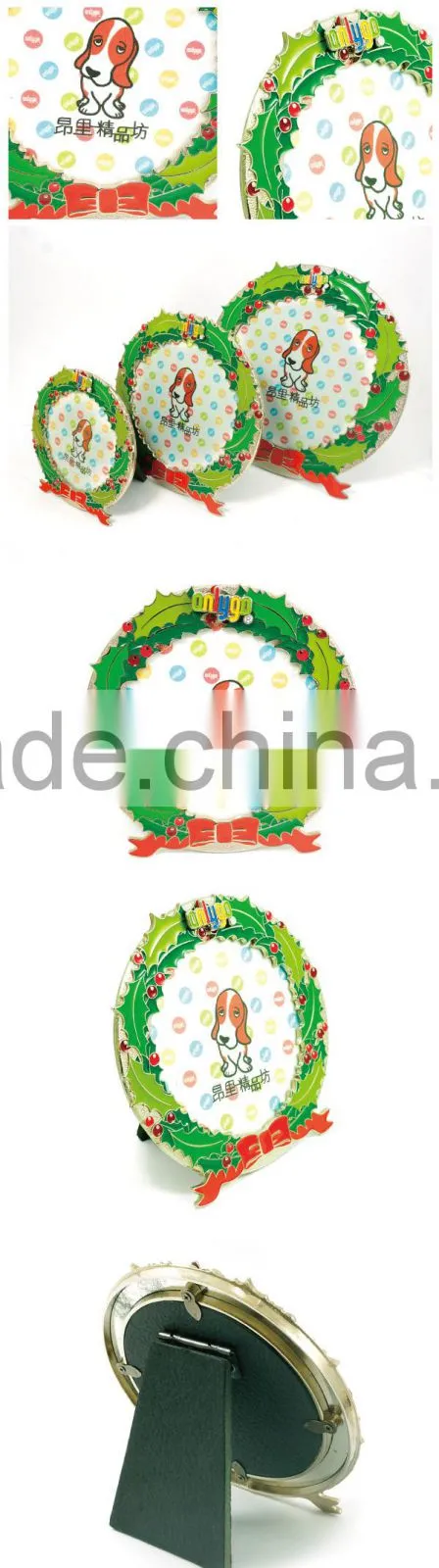Cheap various circle/round Christmas Picture Photo Frames