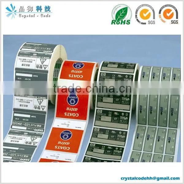 Custom die cut sticker self adhesive labels