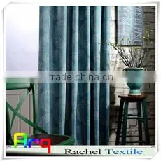 New modern geometry design curtain fabric- jacquard with printing- south america style