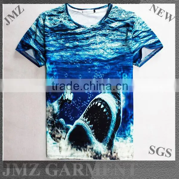 JMZ amazing men t shirt customize 3D printed mens t shirt