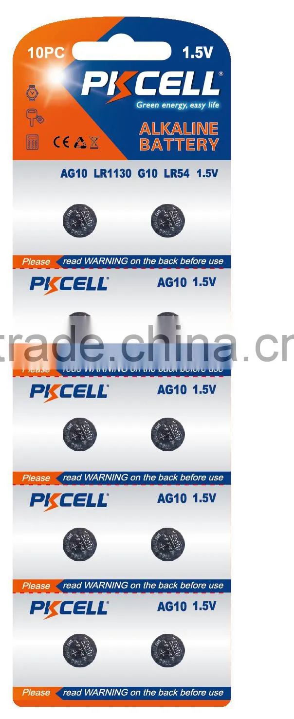 AG10 Alkaline button battery 75mAh battery manufacturer