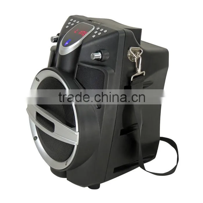 WILLICO 6.5" active battery speakers with bluetooth,USB,SD input ,speaker portable WMS-6