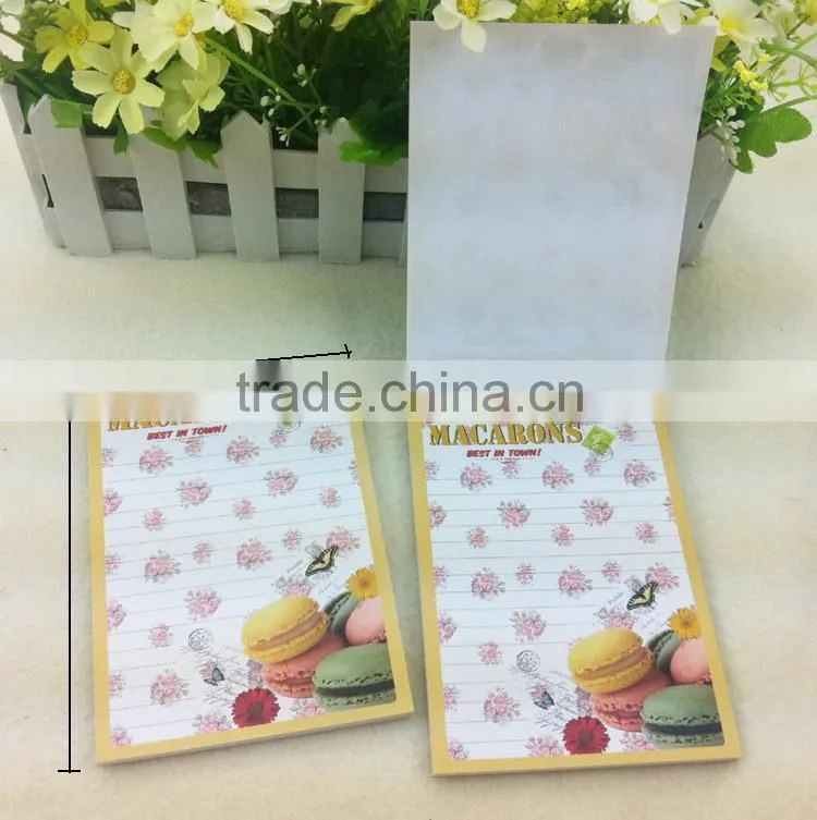 note pad without cover