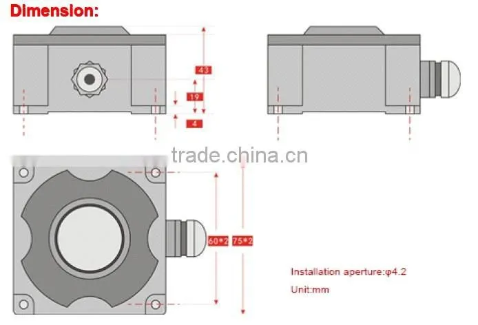Wholesales & Retails HCA131A High Performance Dual axes Tilt Sensor Switch Led Light With Tilt Switch From Shenzhen Factory