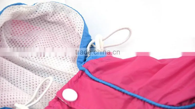promotional double layer dog raincoat