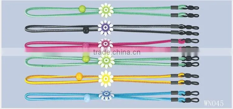 Promotional flower fashion elastic cords, straps for kids' sunglasses/spectacles