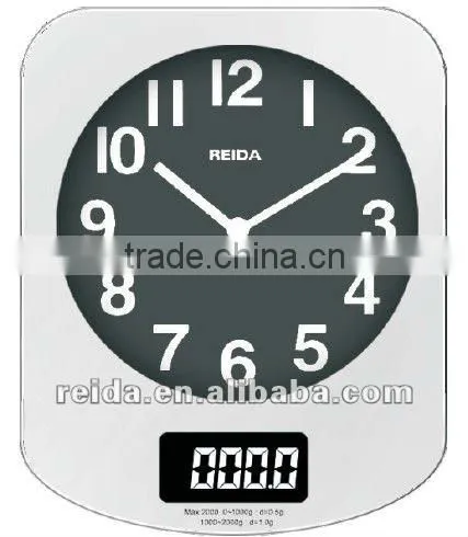 2014 fashion design with wall clock scale
