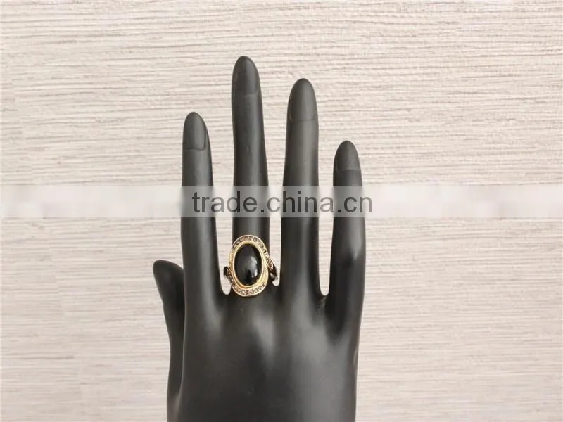 Hot sale gold plated rings cheap , rhinestone rings fashion jewelry