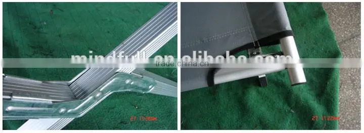 OEM Wholesale 600D Aluminum Portable Military Folding Cot