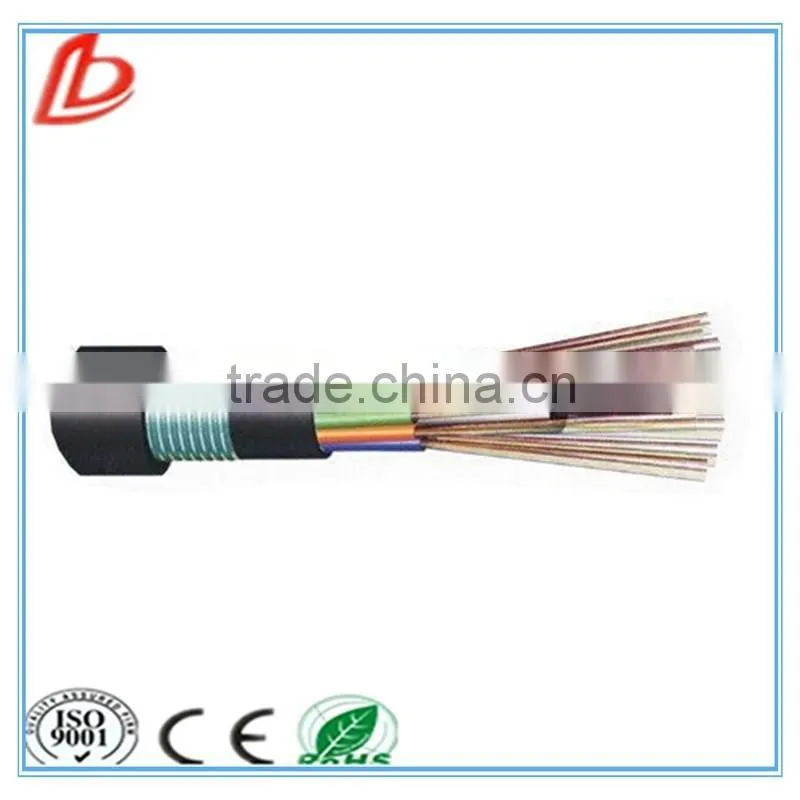 Hot sale two FRP strength member GYFXY cable, wholesale waterproof GYFXY fiber optic cable