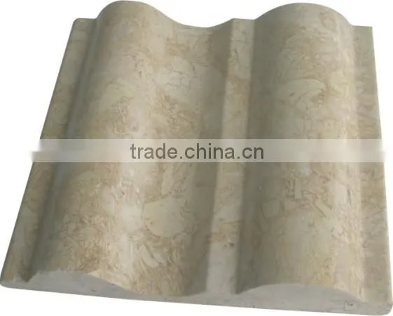 Volakas stone line stone chair rail moulding