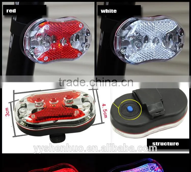 2015 hot sale china cheap led rear bicycle parts