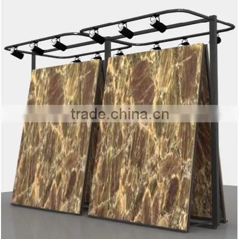 Metal Staggered Tile Display Stand