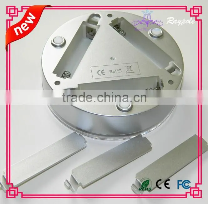 Hot selling RGB battery operated SMD led party light base/RGB vase light for event decoration