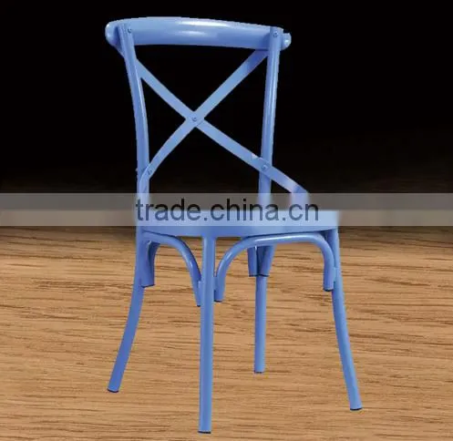Iron frame Pashmina multicolor dining chair