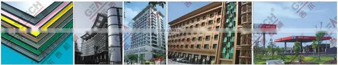 high fast speed aluminum composite panel(acp) machien Production Line in zhejiang taizhou