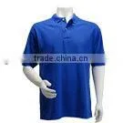 Customize golf polo with stripe / new stripe golf t-shirt