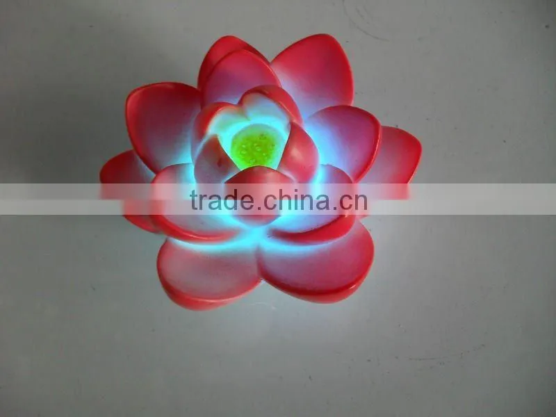 Beautiful Swimming Pool Products, Yellow Floating Flower LED Lights P1964