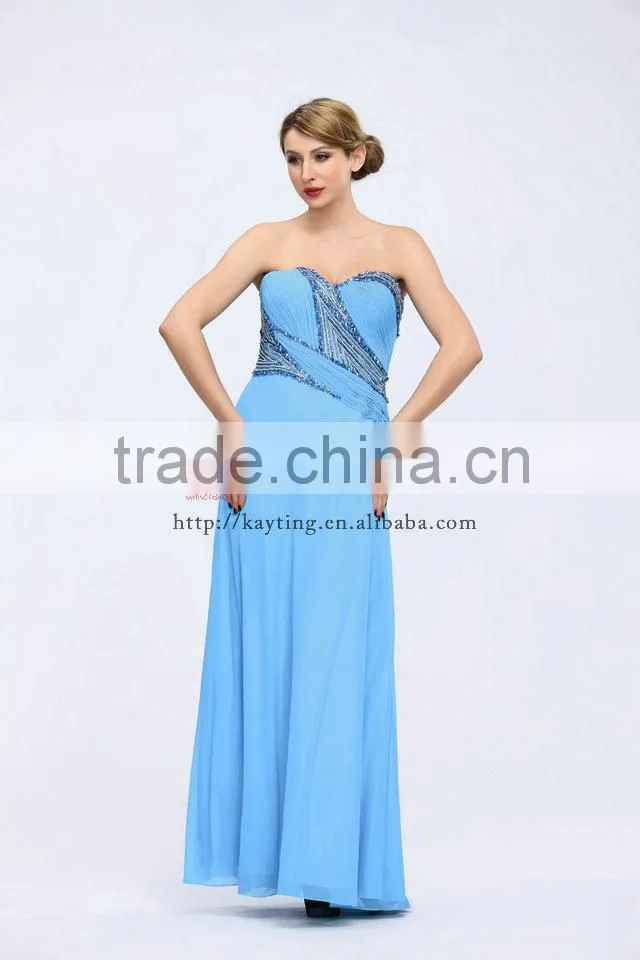 Elegant off shoulder beaded new ladies dress