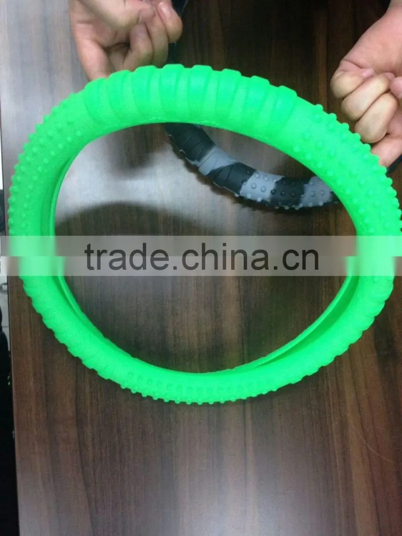 high quality lica gel Car steering wheel cover used auto parts singapore