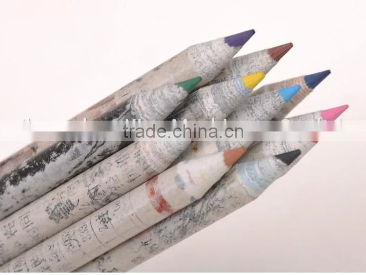 Industrial automatic waste paper pencil making machine / recycled paper pencil manufacturing machine