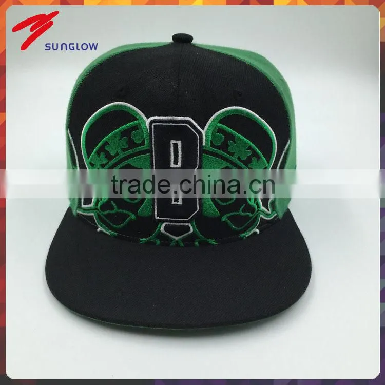 Custom design your own logo 5 panel snapback cap