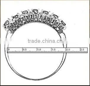 925 sterling silver and Ruby jewelry ring for wedding party women