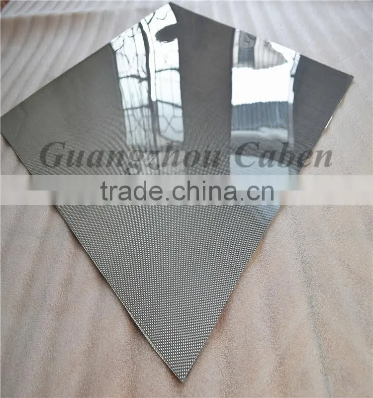 Direct supply 1.5K pure silver glossy plain veneer epoxy glass fiber sheet