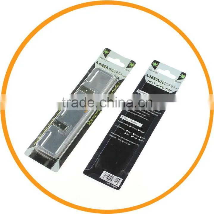 Aluminum DDR DDR2 DDR3 SDRAM memory Cooler Cooling Heat Spreader from dailyetech