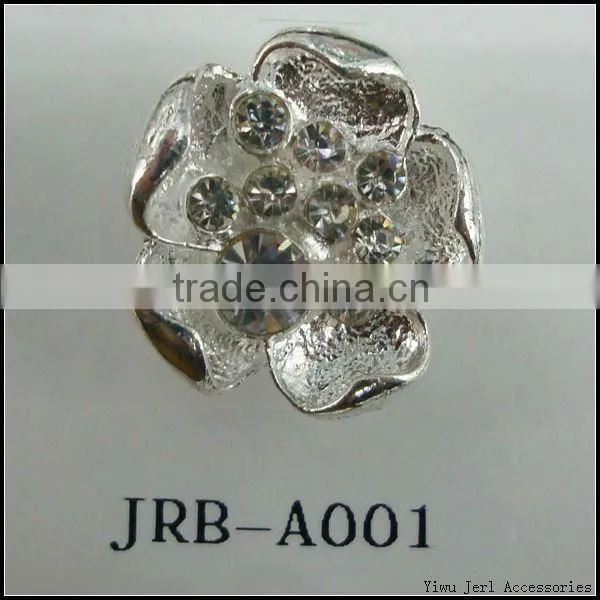 shinning heart shape crystal decorative button/button rhinestone