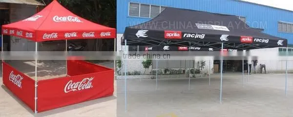 Advertising easy pop up outdoor tent full color print tent