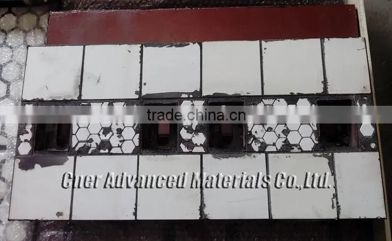Polyurethane ceramic liner,wear liner, liner for wear parts