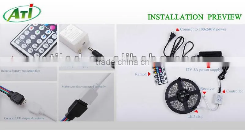 5050 led strip 300 leds rgb light for Christmas sale