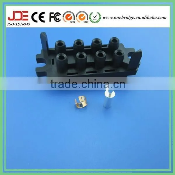 Black 8 pin male large current automotive charging terminal connector